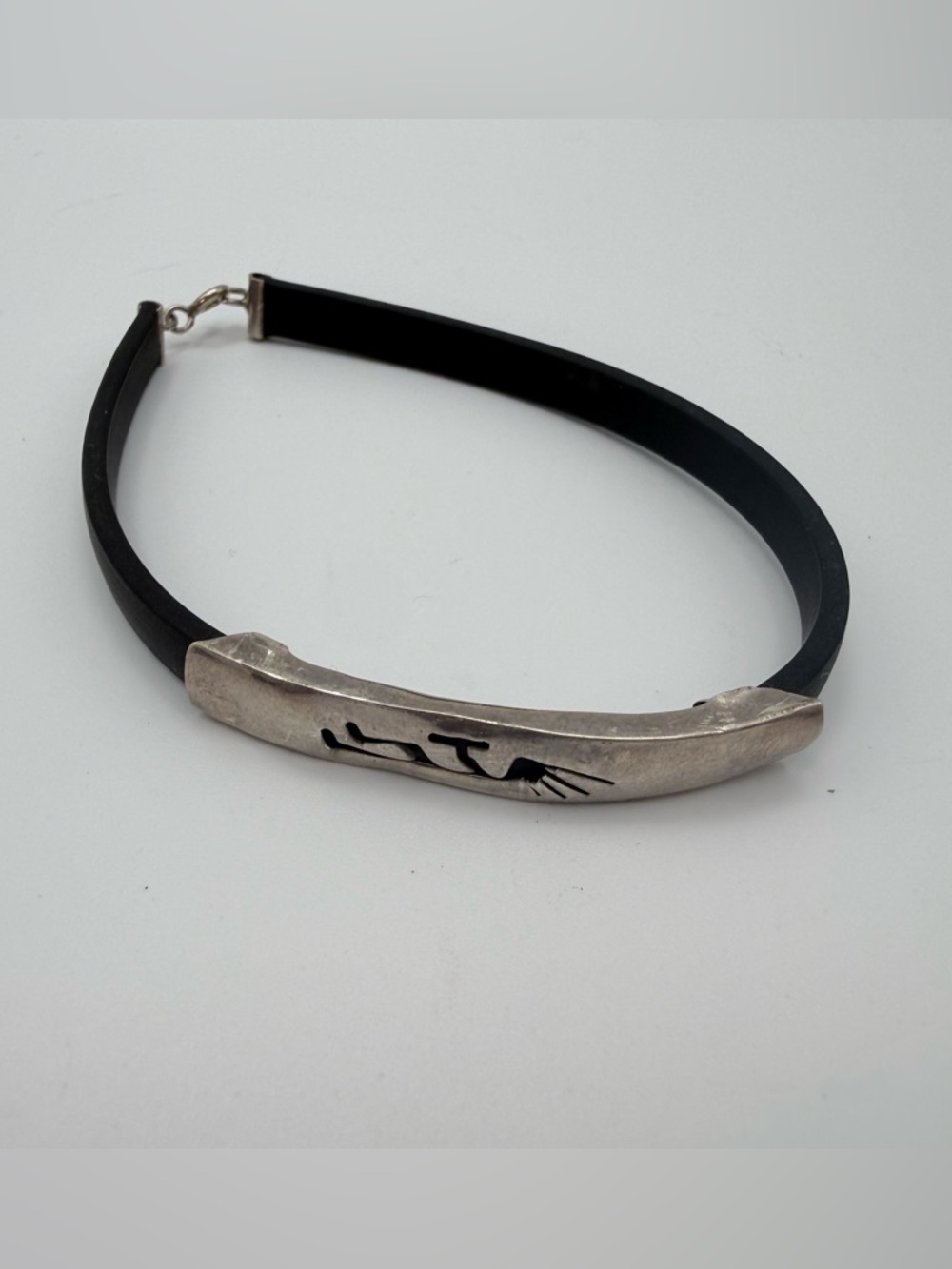 Sterling Silver Kokopelli Bracelet Minimalist Southwestern Boho Jewelry 925